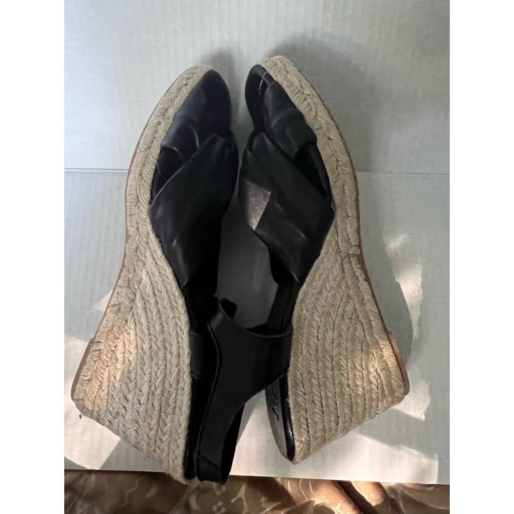 Jutelia made in Spain Leather Upper Twist
Raffia Wedge espadrille Sandals sz 9 - Picture 12 of 12